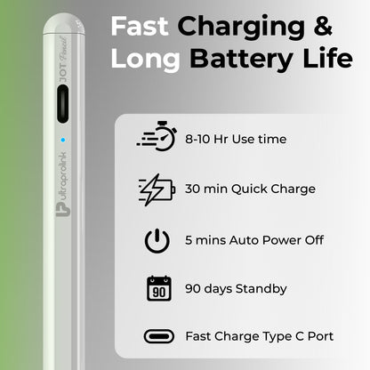 JOT Pencil Dual Mode Stylus for iOs / Android / Windows UM1224WHT