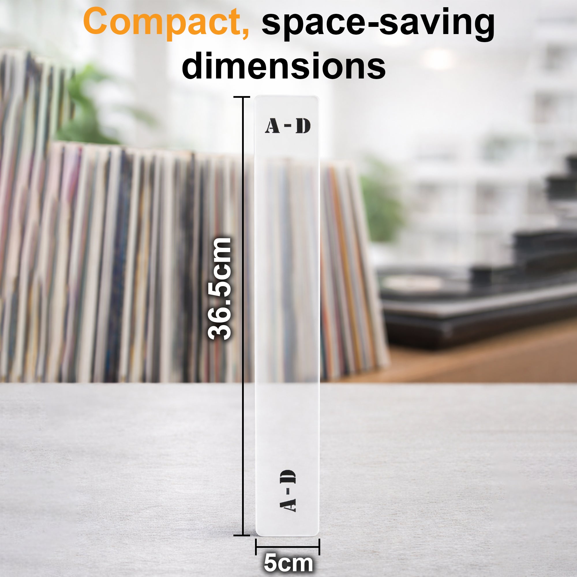 Premium vinyl divider set 6 pieces acrylic 12 inch GK1262