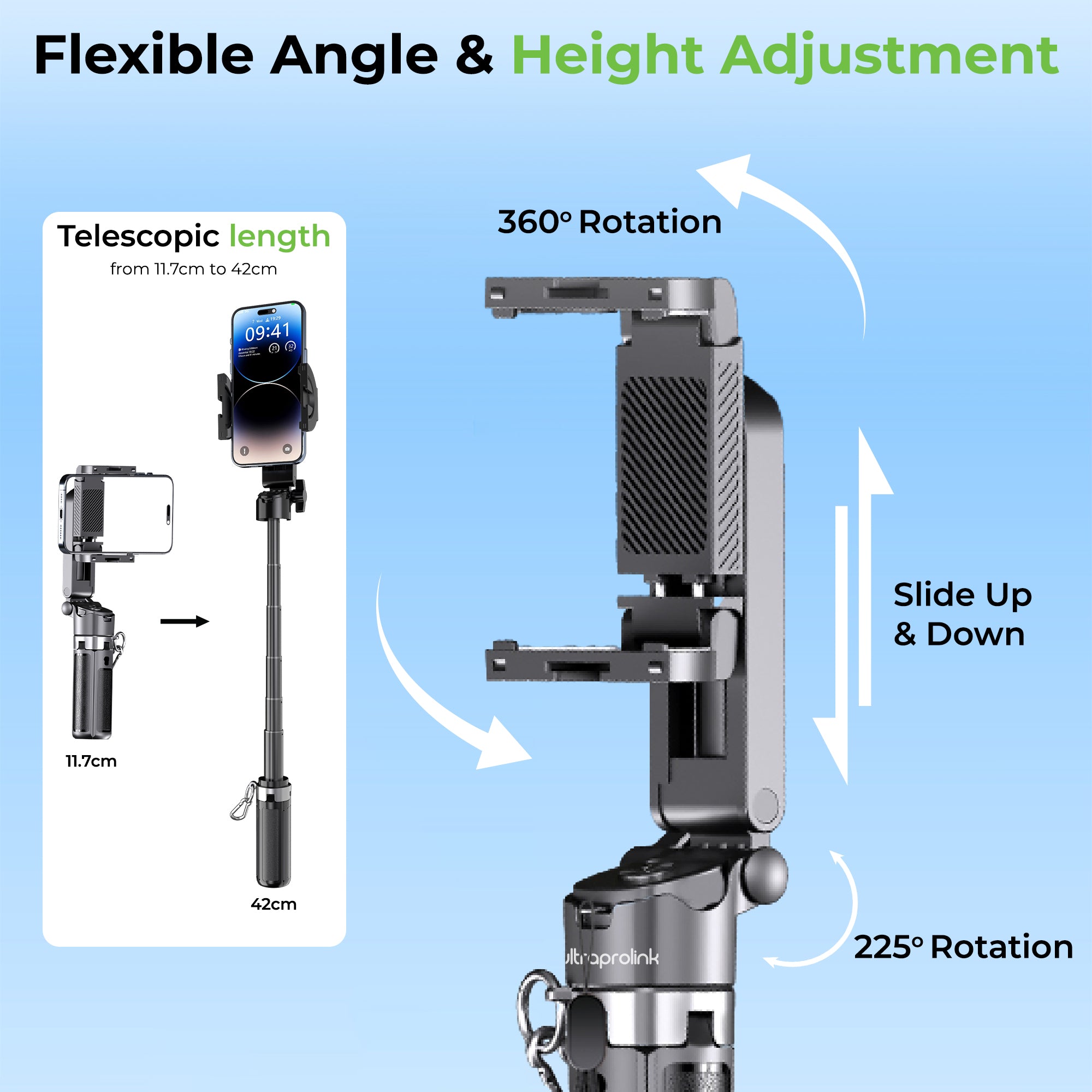 Snap-Z Two Ultra-Compact  Selfie Stick & Tripod UM1267