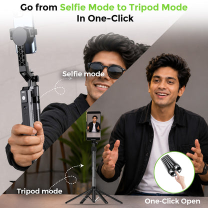 Snap-Z Aura | AI Face Tracking Tripod 180cm with 360 degree Rotation | UM1279