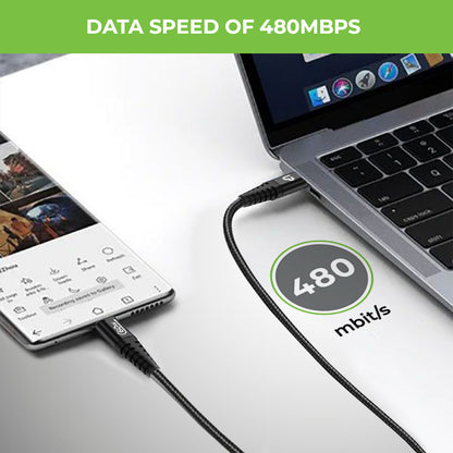 Spigen 60W 480Mbps USB - C to USB - C Cable type c cable