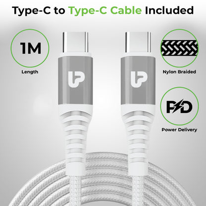 Boost 145 Dual USB Multi-Protocol Fast Travel Charger with 1m C-C Cable UM1134C