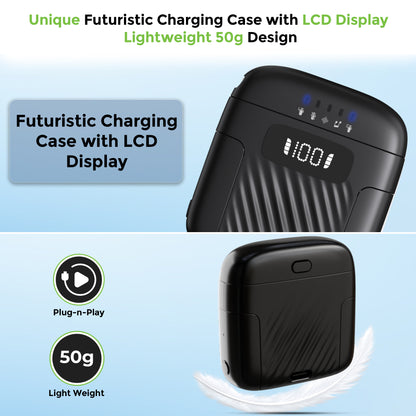 Sonic Vibe | Dual Wireless Microphones with Charging Case | UM1215