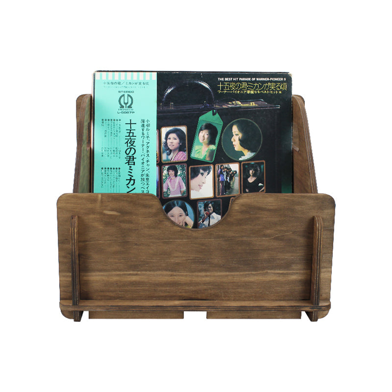 Self-Assemble Wooden Record Storage Case ( Holds 50-60 LPs) GK1258BWN