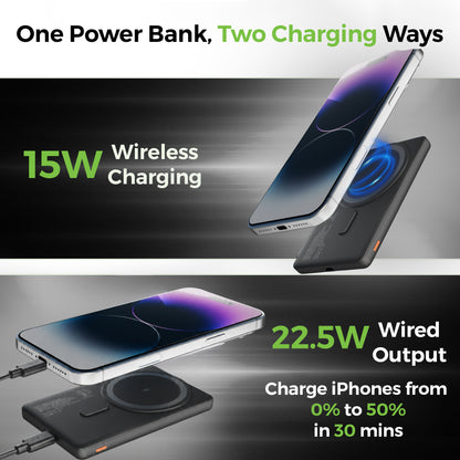 Juice-Up Mag 9 | 22.5W Magnetic Wireless Power Bank | 5000mAh | UM1335