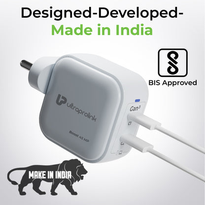 Boost 45 MP | Boost 45W GaN Charger Multi-protocol with 1m Type C cable | UM1342