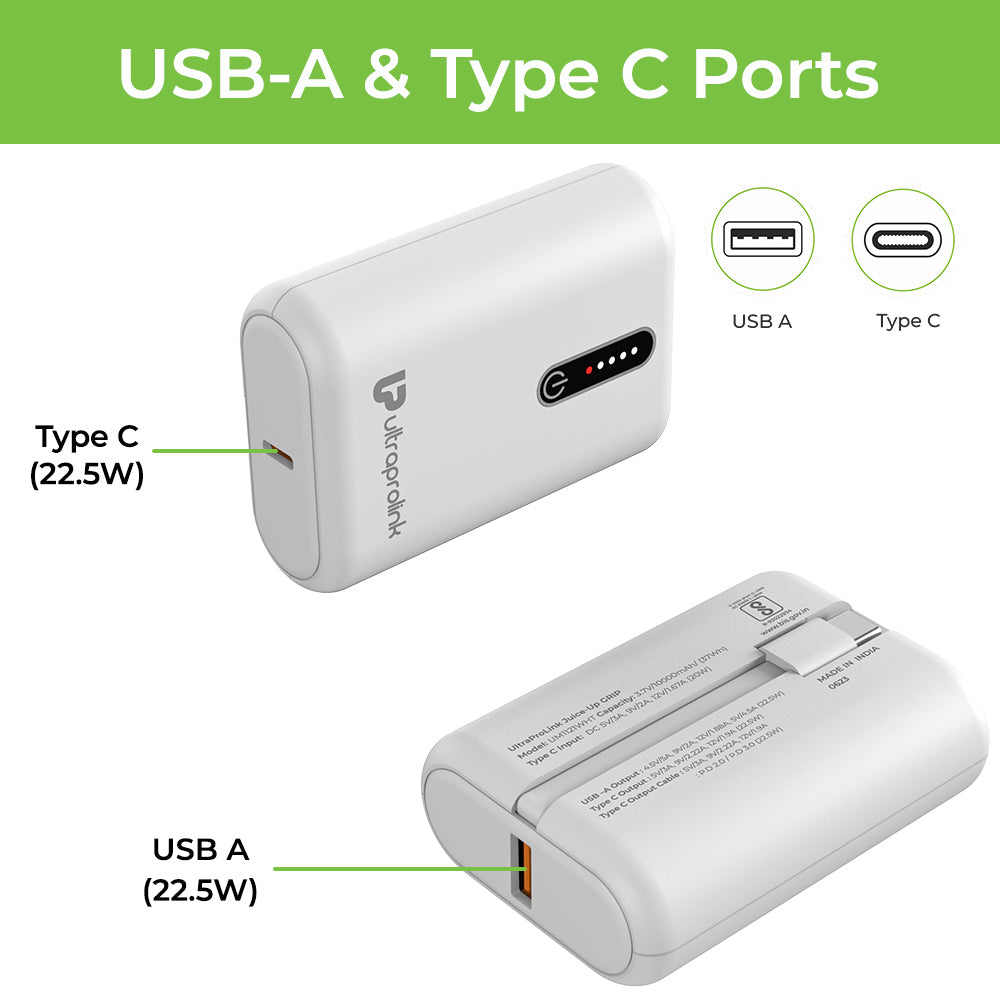 Juice-Up GRIP 22.5W-10,000mAh Power Bank UM1121
