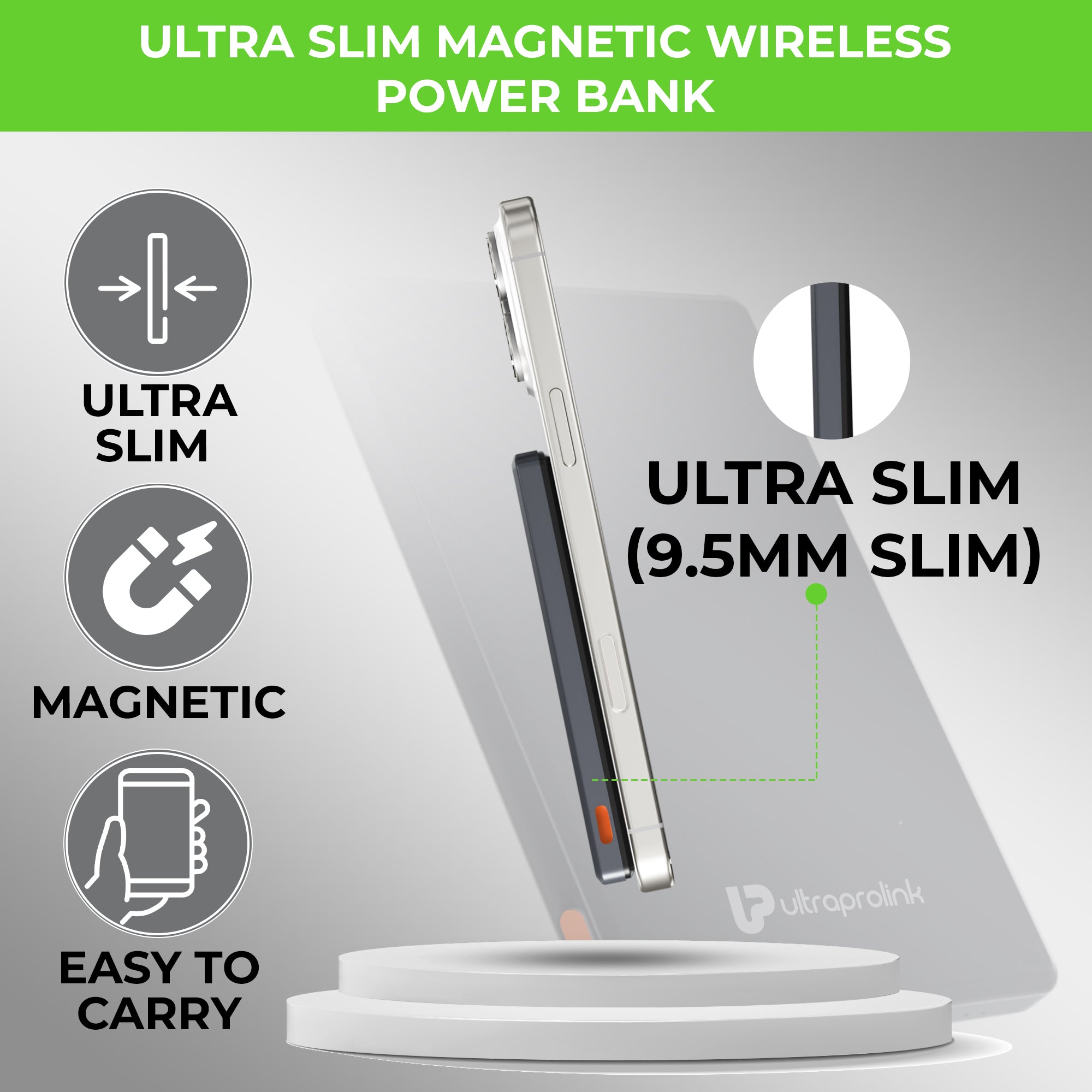 Juice-Up Mag 4 Wireless Magnetic Power Bank (5,000mAh) UM1125