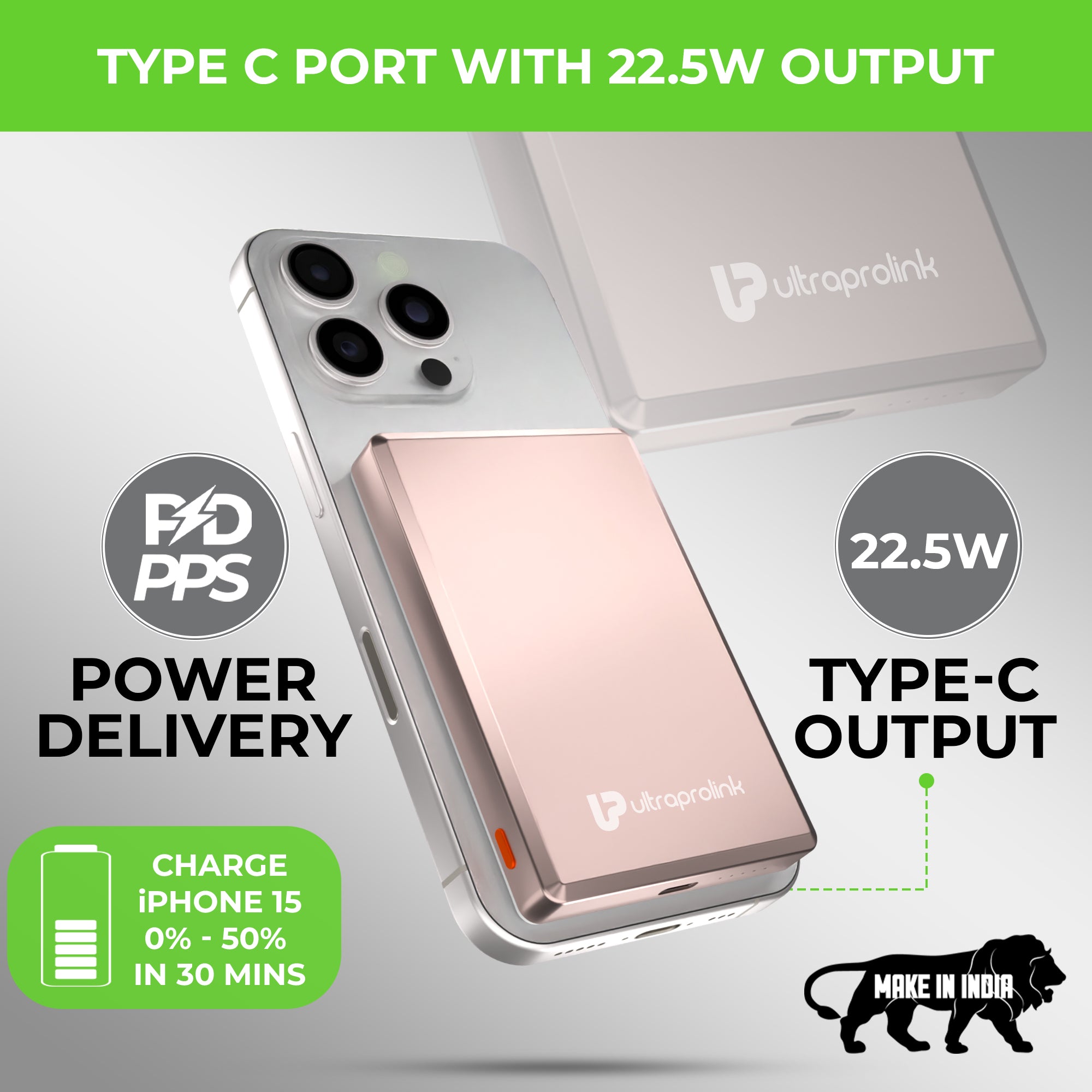 Juice-Up Mag 4 Wireless Magnetic Power Bank (10,000mAh) UM1124