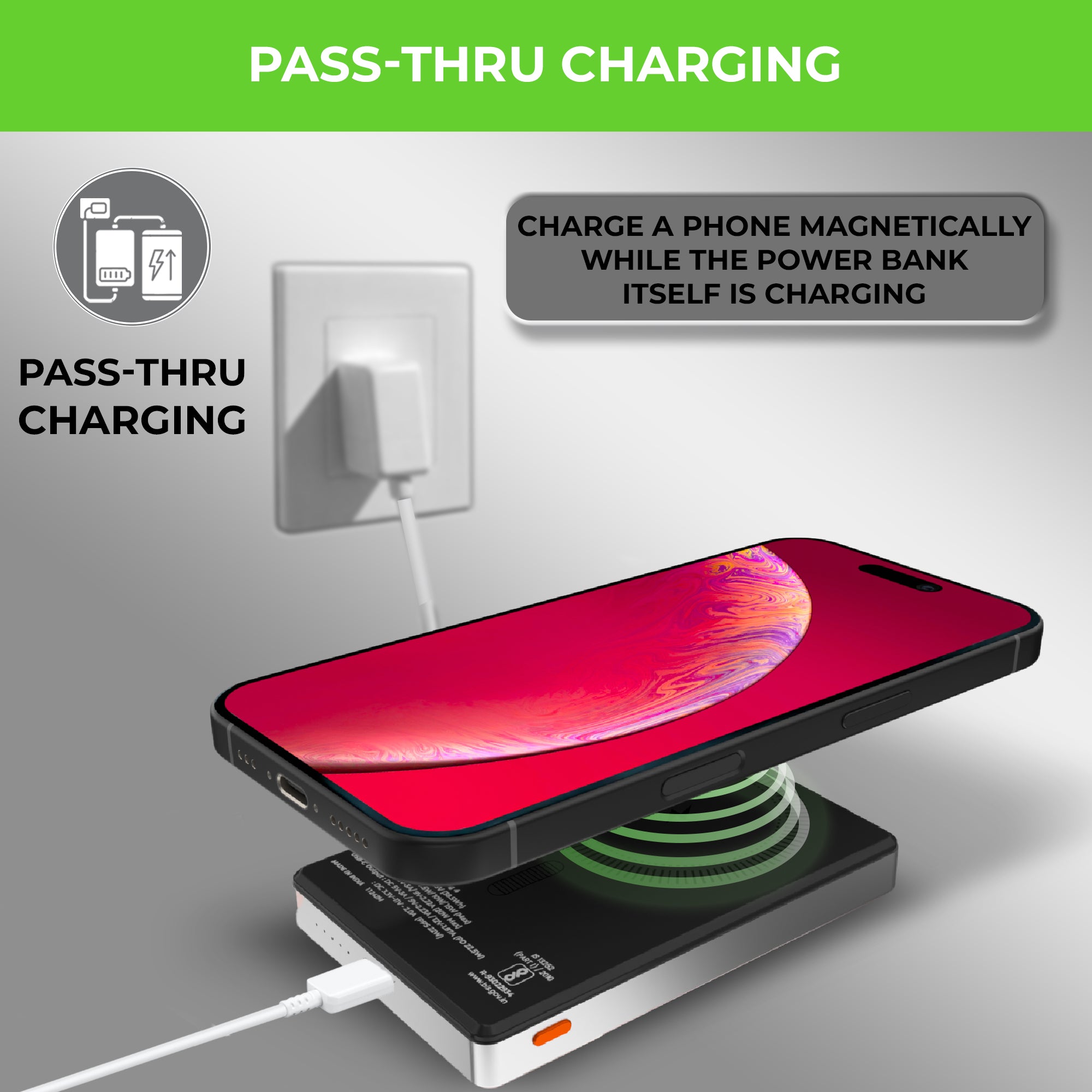 Juice-Up Mag 4 Wireless Magnetic Power Bank (10,000mAh) UM1124