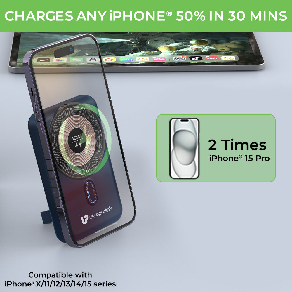 magnetic wireless power bank