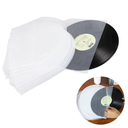 12 inch vinyl record HDPE inner protective sleeve U-shape pack of 50