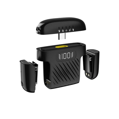 Sonic Vibe | Dual Wireless Microphones with Charging Case | UM1215