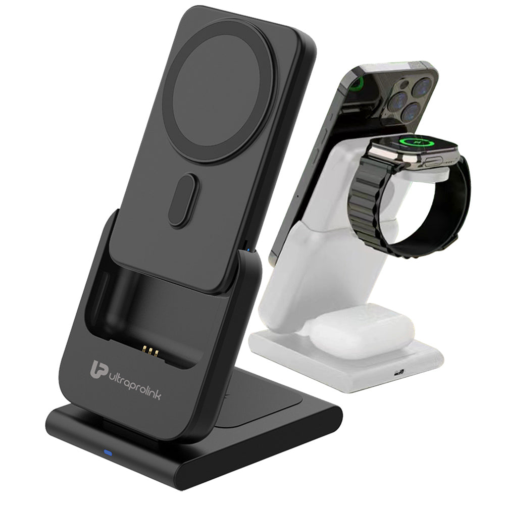 3-in-1 Vylis GO Wireless Dock with Detachable Mag-Safe Power Bank UM1006GO