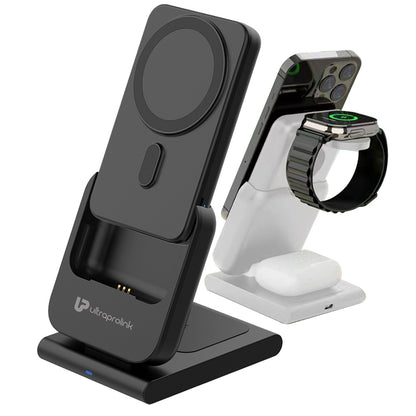 3-in-1 Vylis GO Wireless Dock with Detachable Mag-Safe Power Bank UM1006GO