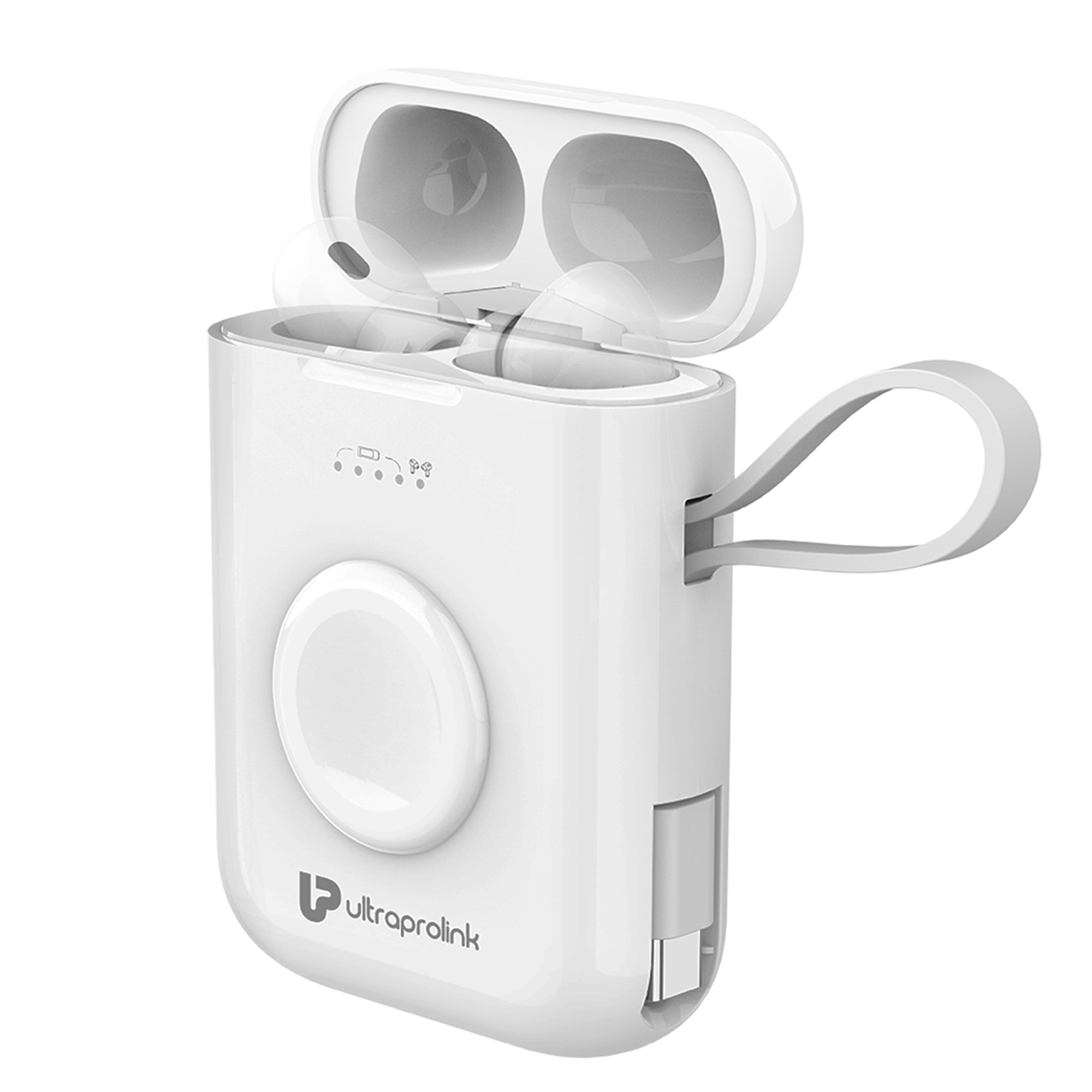 Juice-Up QuadPod 4-in-1 PowerBank for iPhone Pods Pro iWatch UM1171WHT