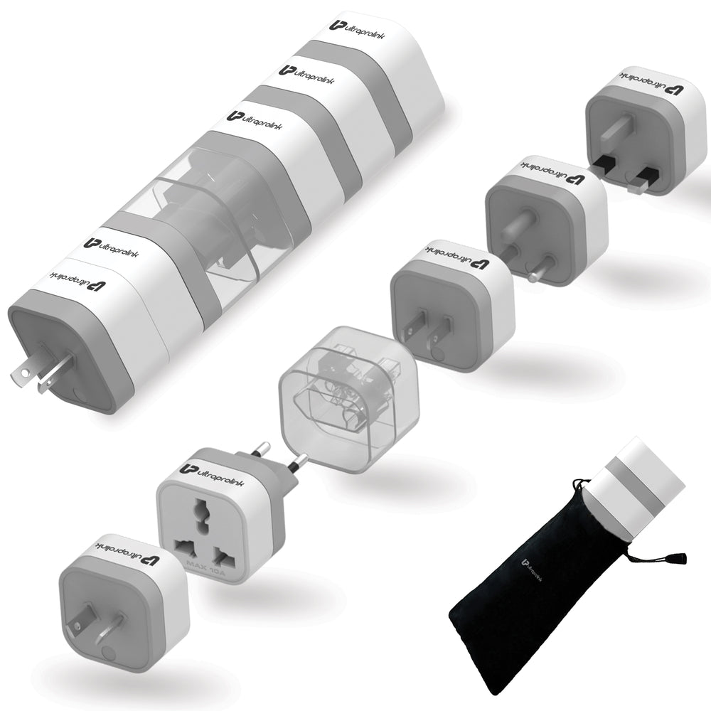 Travel Qubes Worldwide AC Convertor Plugs ( pack of 5) UM1164 ...