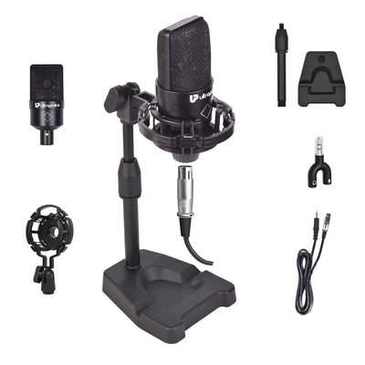 On-Air Cardioid Condenser Microphone  with 2m Cable UM1220BLK