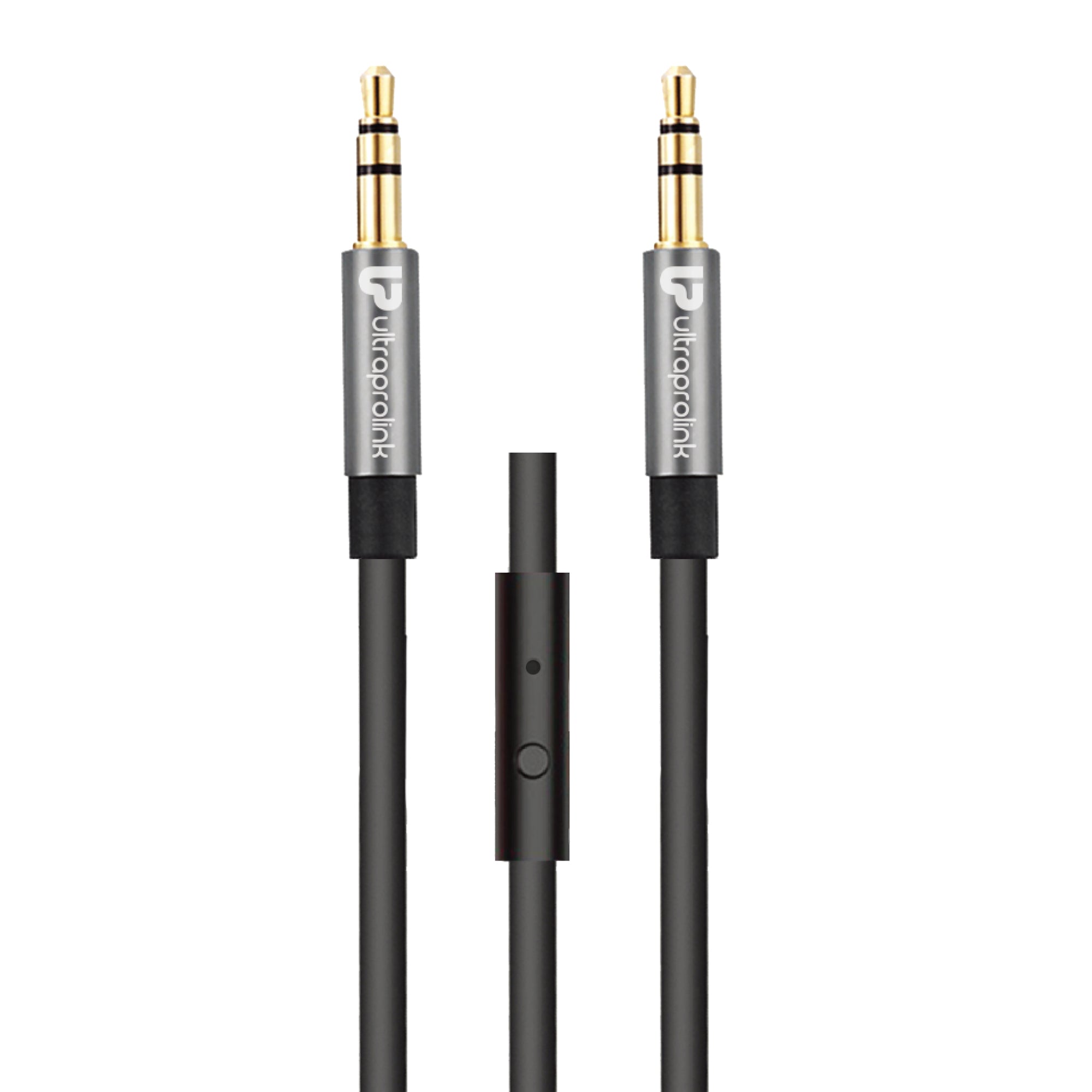 AudioOX - 3.5mm Cable with Mic UL108BLK-0150