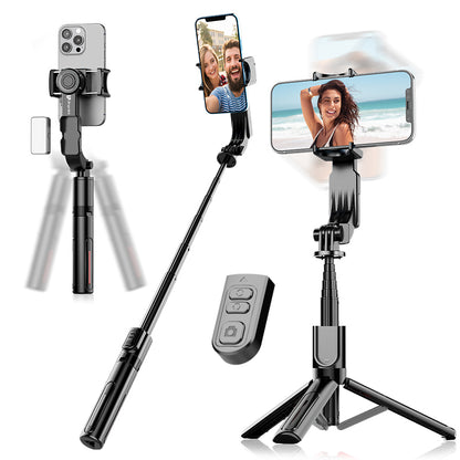 Snap-Z Pro | 3 in 1 Gimbal-Selfie Stick & Extendible Quadripod | UM1268