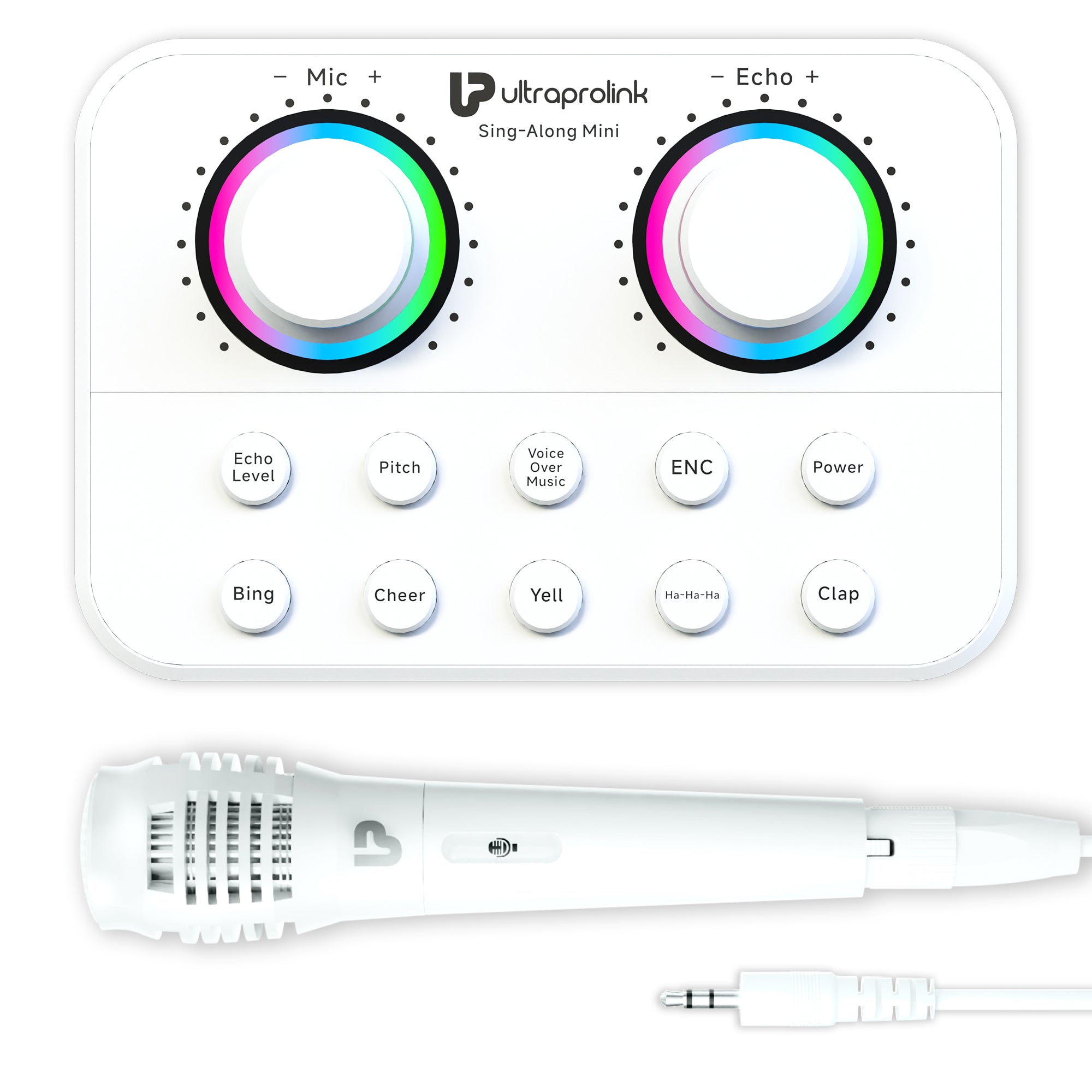 Sing-Along Mini Wireless Karaoke & Live Broadcast Mixer with Condenser Mic UM1002M