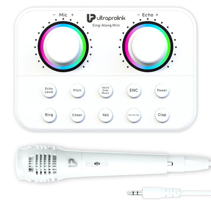 Sing-Along Mini Wireless Karaoke & Live Broadcast Mixer with Condenser Mic UM1002M