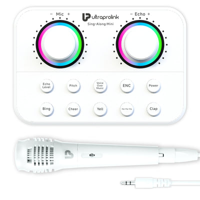 Sing-Along Mini Wireless Karaoke & Live Broadcast Mixer with Condenser Mic UM1002M