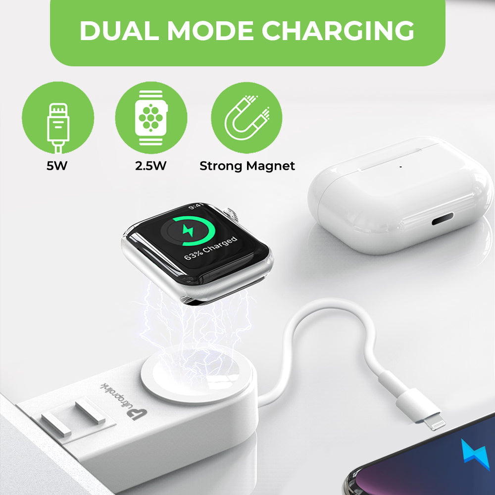 Portable charger for iphone & apple watch