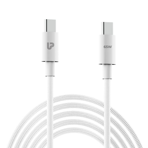 Zap+ 65 USB-C to USB-C 65W Power Delivery 3.1 Cable UL1228WHT-0100