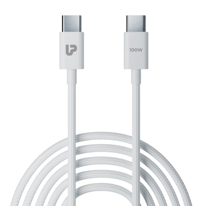 UltraProlink | Zap+ 100W USB C-C PD3.1 Cable with E-Mark | UL1228WHT-0200