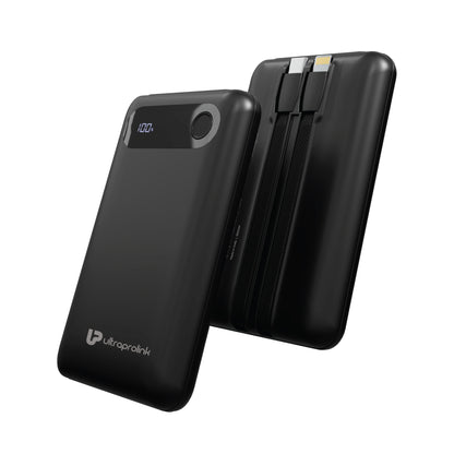 Ultra-Slim & compact Power Bank with Type C & iPhone Cable UM1127