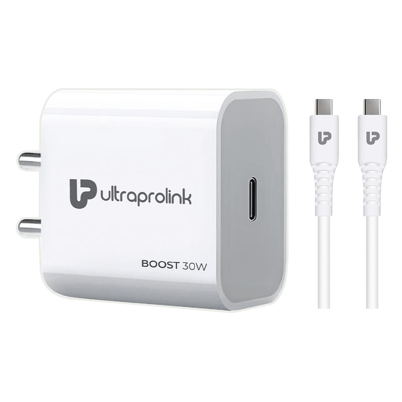 Boost PD30 PD-PPS 30W Travel Charger with C2C Cable UM1132C – UltraProlink