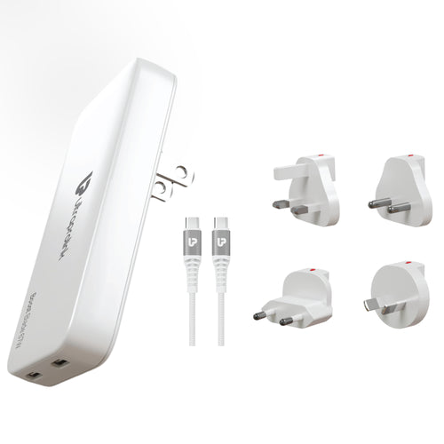 Boost Blade Ultra-Slim 67W International World Travel Adapter & Charger with Type C Cable UM1200WTAC