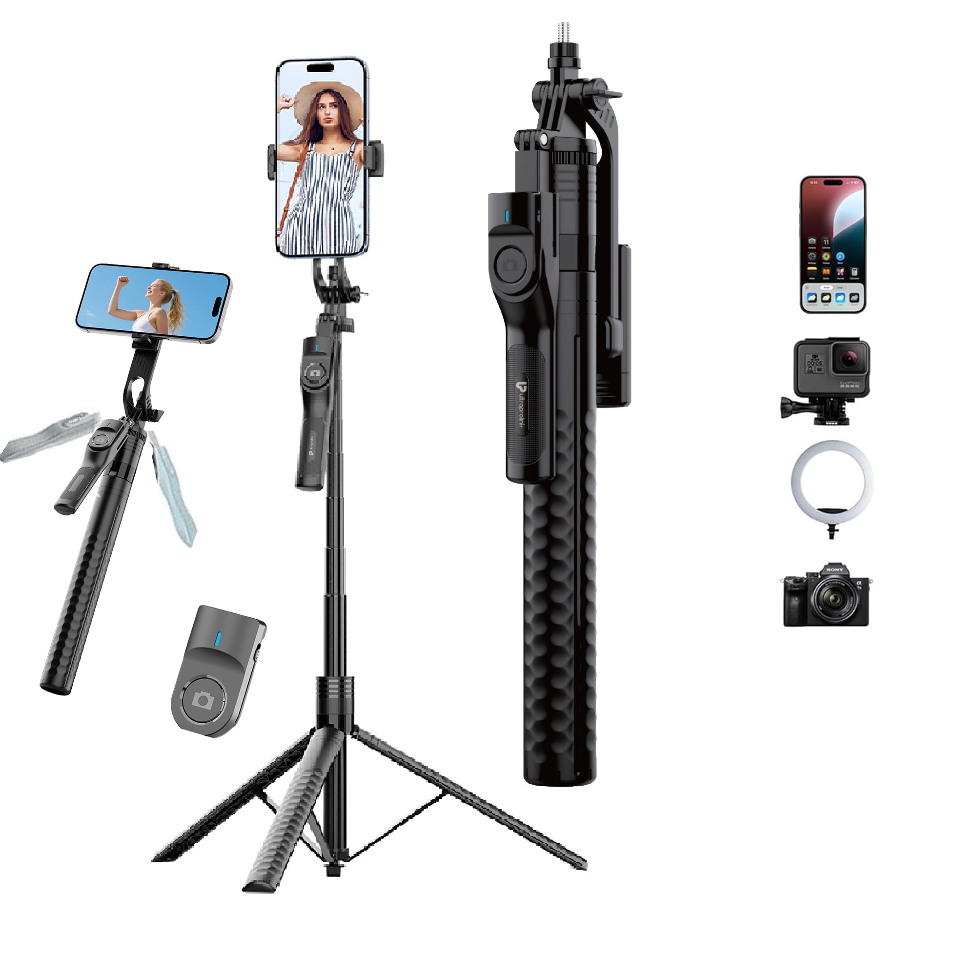Snap-Z One Selfie Stick with Tripod UM1234