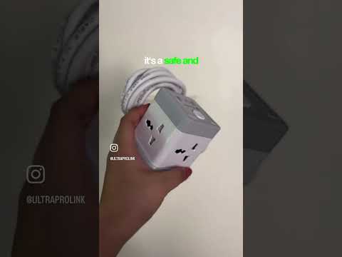 7 in 1 Cube Extension Board Power Strip Multi-Port | ISI Approved Heavy Duty Cable-2m |7 Ports-1 Fast Charge Type-C(PD 20W),2 USB-A Ports & 4 AC Sockets | Charges iPhone 50% in 30 min