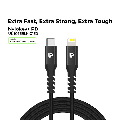 UltraProlink Nylokev+PD Type C to Lightning MFI Cable