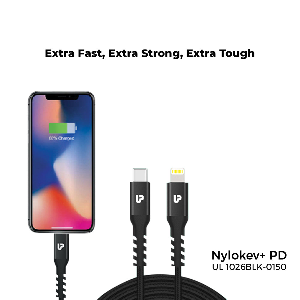 Nylokev+PD Type C to Lightning MFI Cable UltraProlink