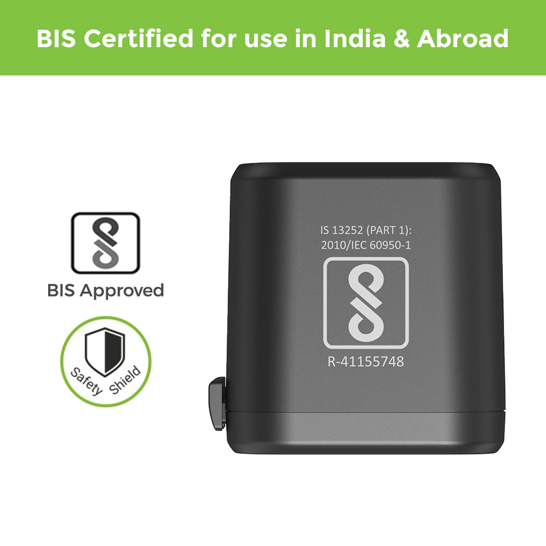 World Travel Adapter with with QC3.0-PD3.0 20W UM1005WTA-PD