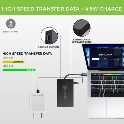 4 port USB hub From UltraProlink