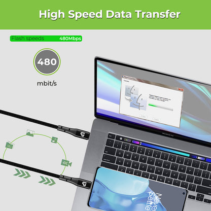 High Speed data transfer USB Type C to C Power Delivery Cable