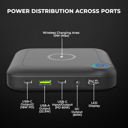 UltraProlink 120W Power Bank for Phones, Tabs & laptops