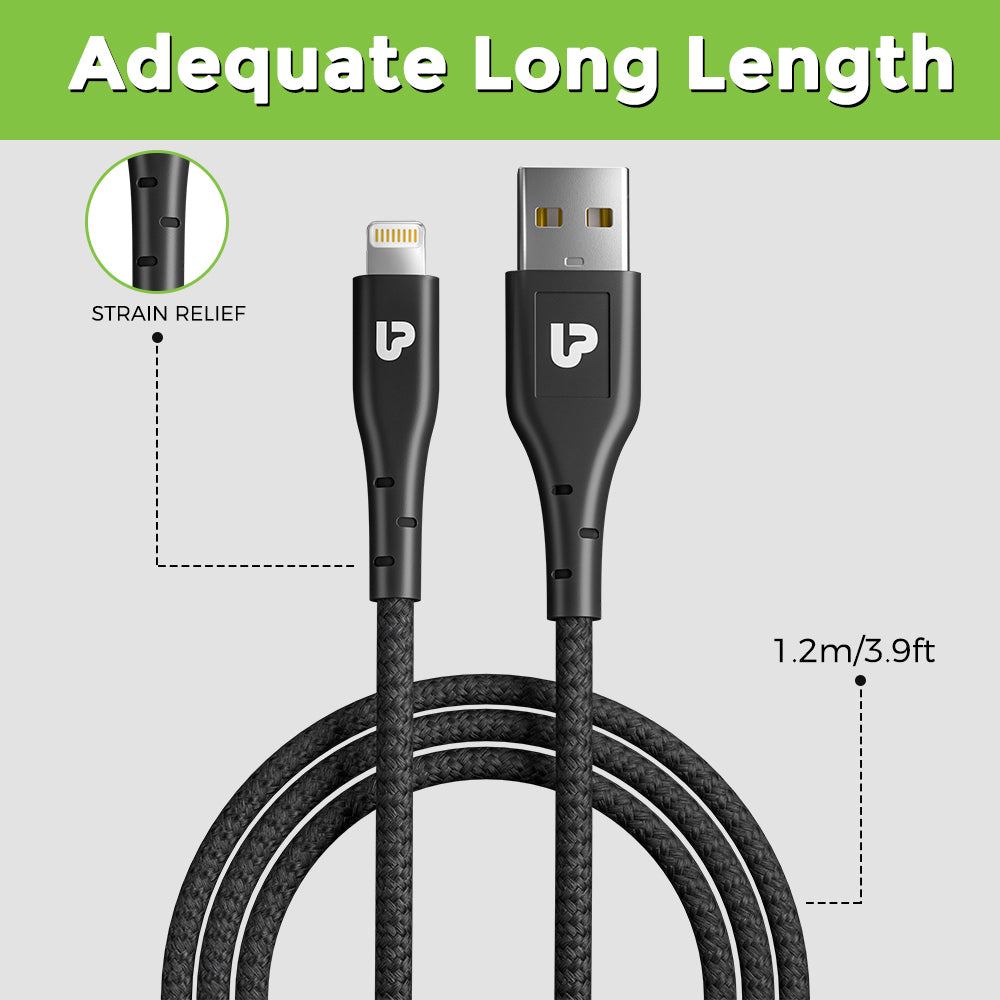Zap+L Lightning Cable UL1071BLK-0120 – UltraProlink