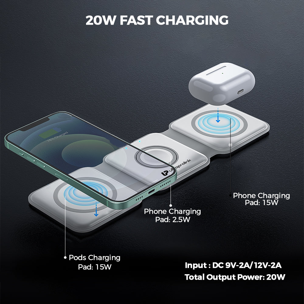 wireless charger with 20W fast charging