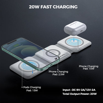 wireless charger with 20W fast charging