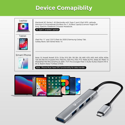 UltraProlink Slimport 4C Type C to USB Hub
