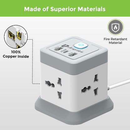 Surge Protector with QC3.0 & 20W Power Delivery Port