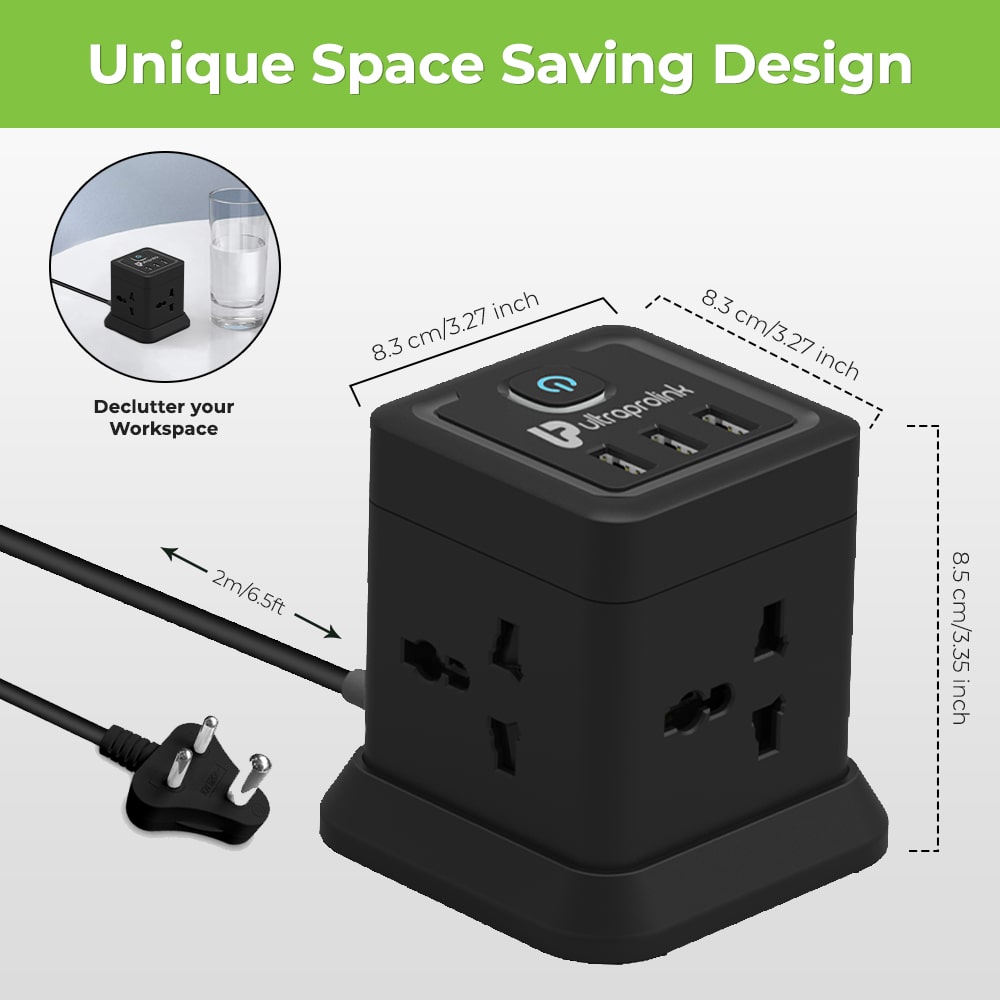 UltraProlink Power Qube Protector with 3 USB