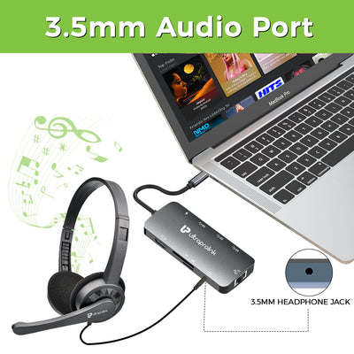 UltraProlink Super Hub With 3.5MM Audio Port