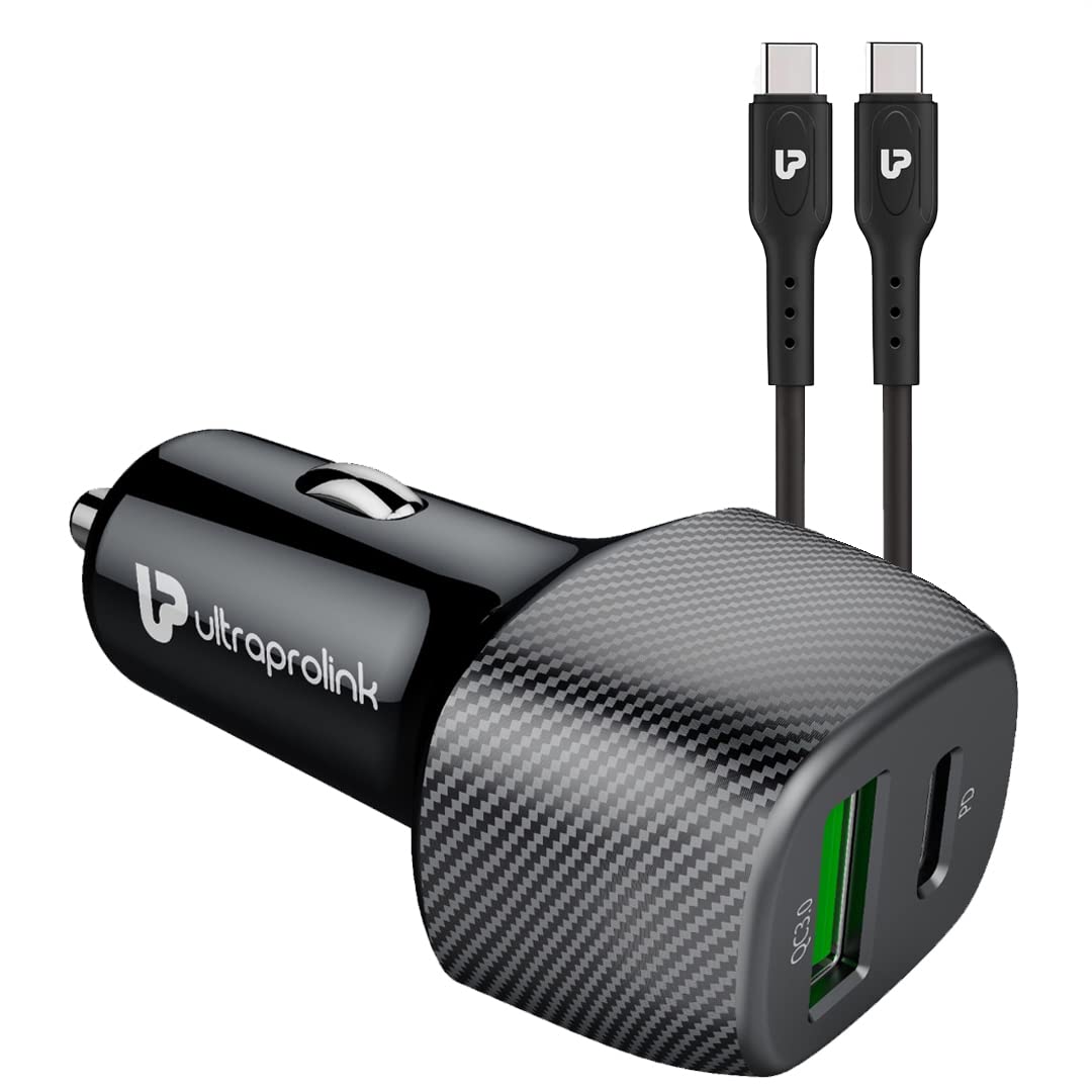 Car Charger With Type C-C Cable