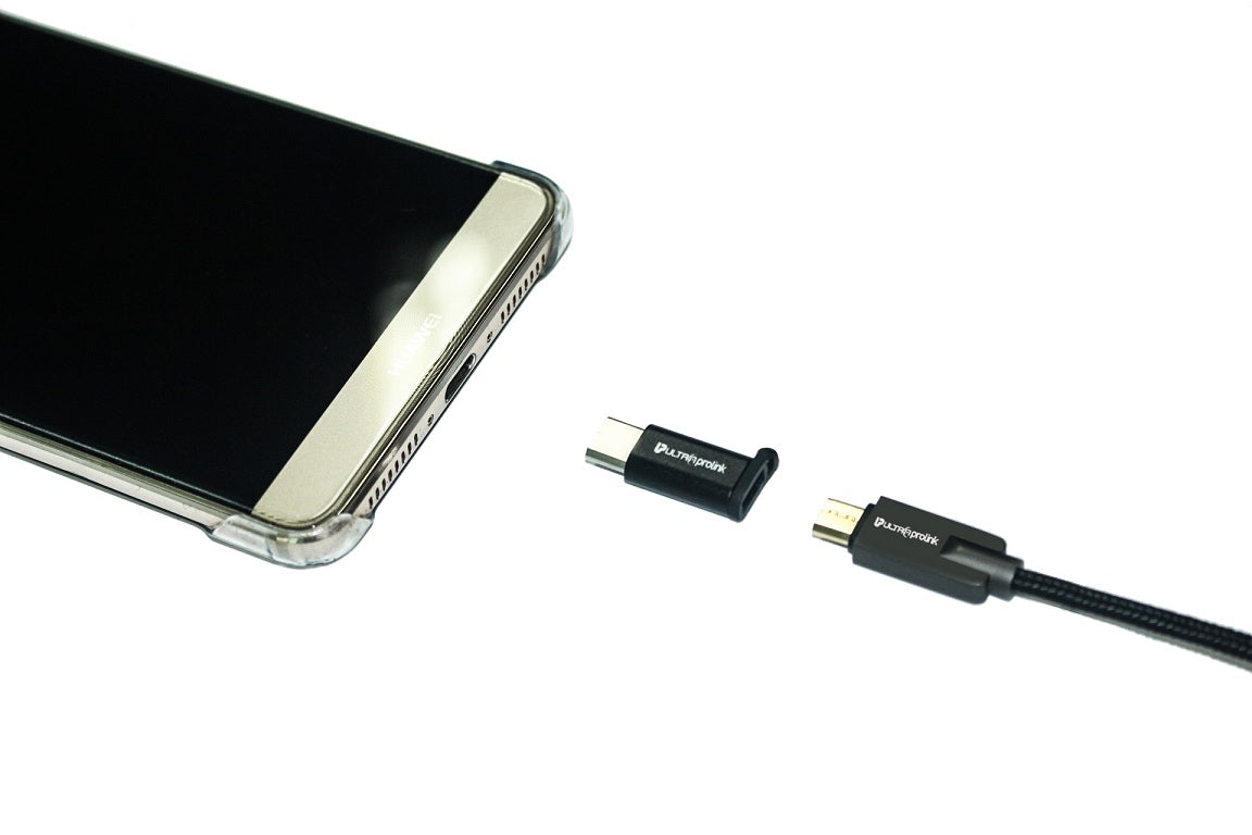 UltraProlink Charging compatibility with 3.0A for Type C & 2.1A for Apple